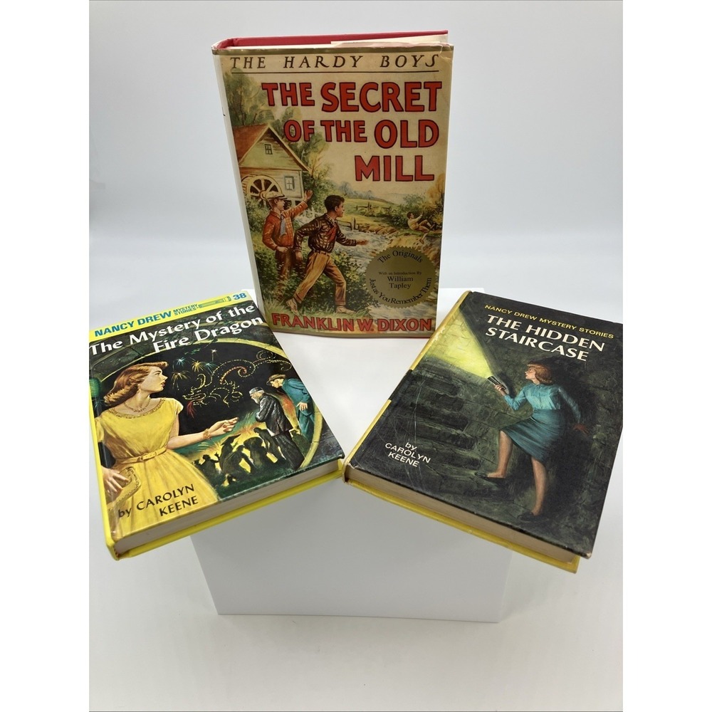 Vtg. Nancy Drew & Hardy Boys Lot of 3 Hardcover Carolyn Keene Franklin Dixon
